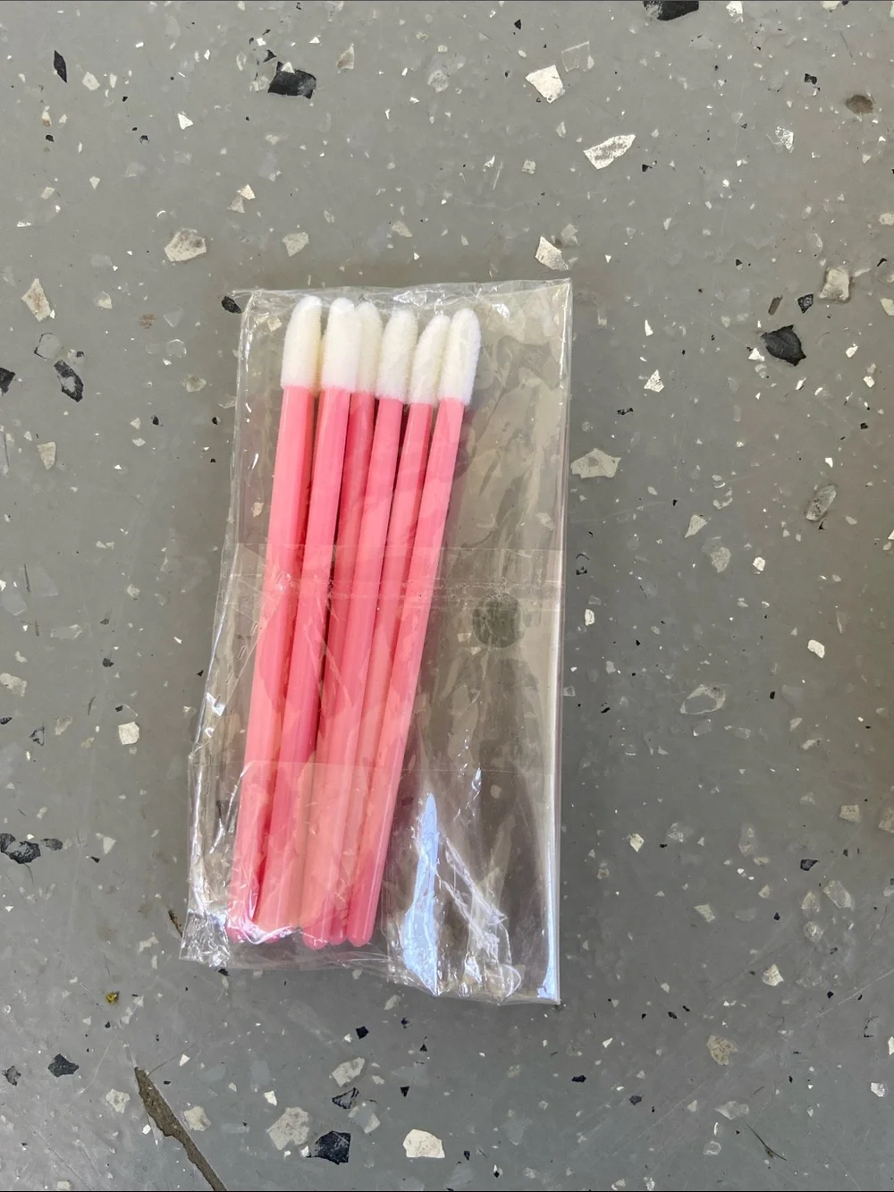 50 Pcs Disposable Eyelash Spoolies Brush Mascara Applicator, cotton rounds